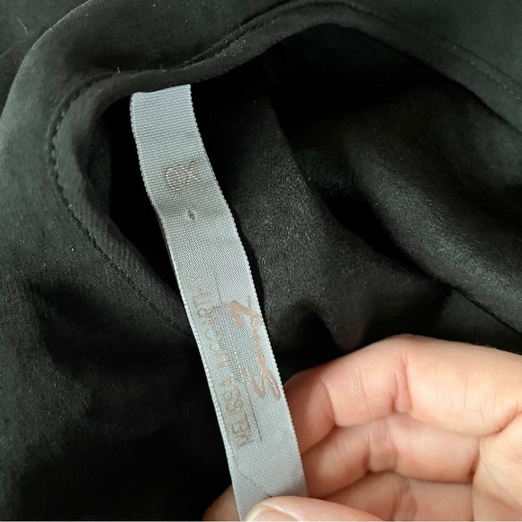 Seven7 Melissa McCarthy Black Keyhole Top Blouse Plus 0X - Picture 7 of 7